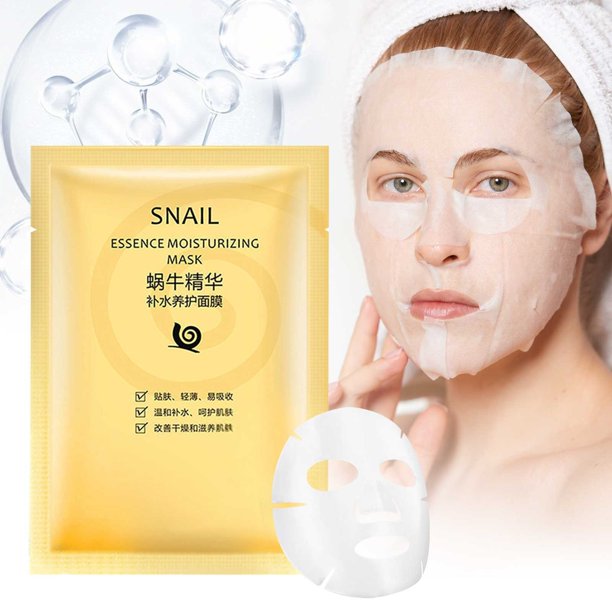 Sunhillsgrace Facial Mask Womens Collagen Facial Natural Sheet With