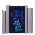 thumbnail image 2 of Enesco Disney the Little Mermaid Ariel's Secret Grotto Bookend Lit Multicolor Traditional Figurine, 2 of 7