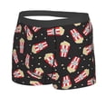 thumbnail image 5 of Goofa Popcorn Printed Men's Boxer Briefs Underwear, Moisture-Wicking Underwear, Trunk,Soft and Breathable Cotton Underwear-Small, 5 of 9