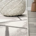 thumbnail image 4 of JONATHAN Y LUXOR 2 x 8 Runner Rug, Patras Geometric Marbled - Ivory/Gray, LUX105A-28, 4 of 7