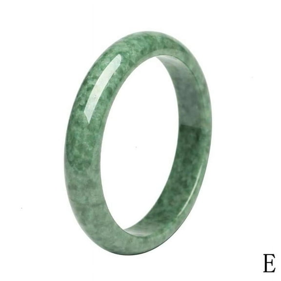 Chinese Beautiful Genuine Natural Green Jade Gems Bangle Bracelet -55-64mm O4K0