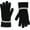 BLACK SOOT, variant on Time and Tru Women's Whipstitch Gloves, One Size, Black Soot