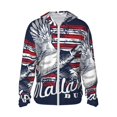 thumbnail image 1 of Balery Mallard Duck With American Flag Sudadera ligera de manga larga con capucha y protección solar UPF 50+ para hombre y mujer, ideal para pesca y running-Small, 1 of 7
