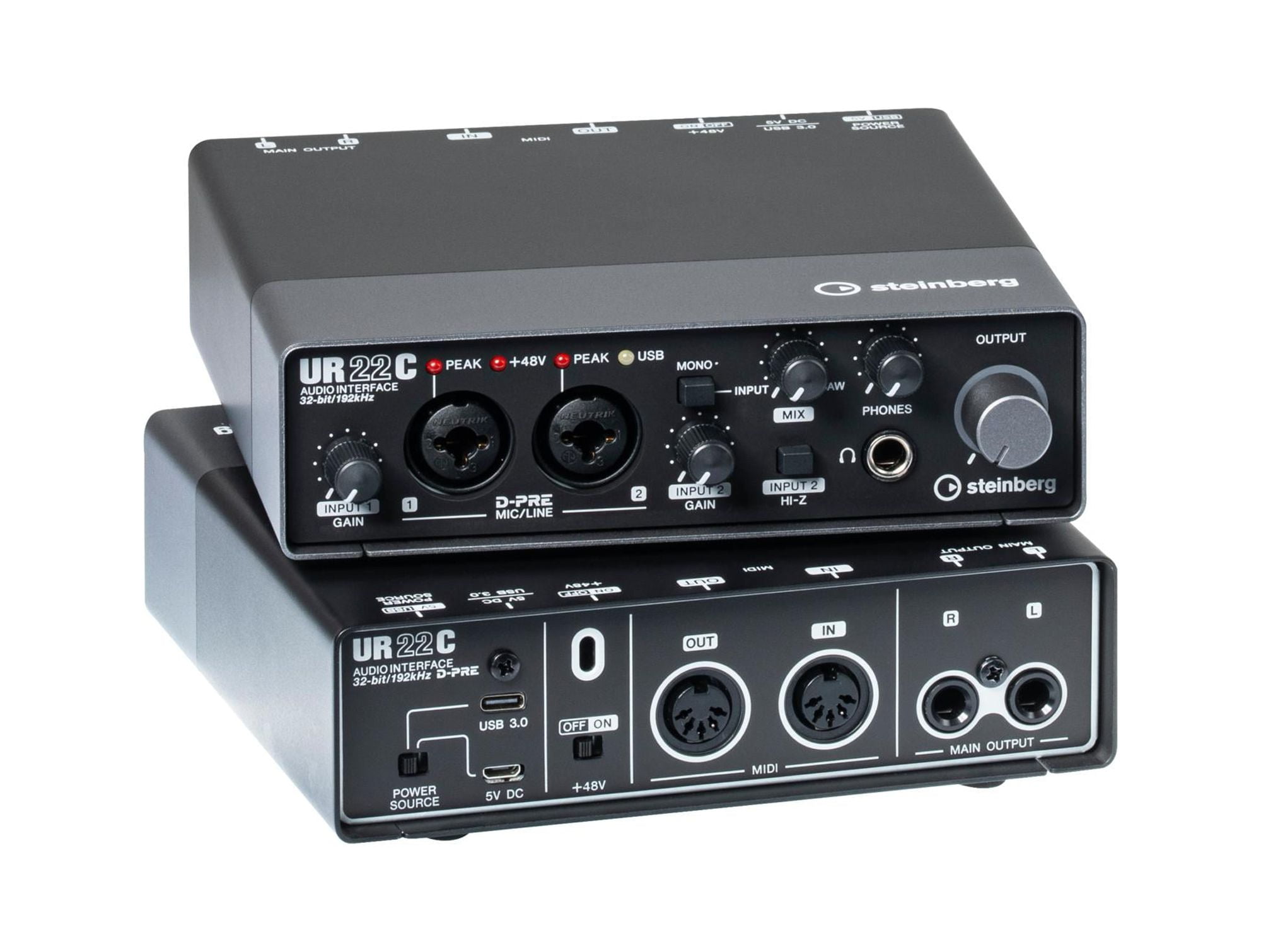 Steinberg　UR22C Steinberg UR22C USB Audio Interface, 32-bit/192 kHz, USB-C