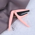 thumbnail image 4 of Raindrops Professional Ukulele Capo Single-handed Ukelele Capo Zinc Alloy Ukulele Parts Accessories (Pink), 4 of 7