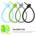 Tersarium 8pcs Food Grade Silicone Ties Multiuse Kitchen Food
