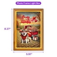 thumbnail image 5 of Be My Valentine's Siberian Husky Truck Full of Love Flower Balloon Acrylic Plaque with Wood Photo Frame Box Husky Dog Lover Gifts Light Box - 02029, 5 of 5