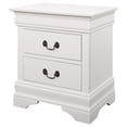 thumbnail image 4 of Coaster  Furniture Louis Philippe White 2-drawer Wooden Nightstand, 4 of 5