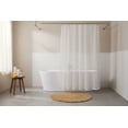 thumbnail image 3 of Serafina Home Contemporary Polyester Shower Curtain, White Cathy Beige Gold, 70" x 72", 3 of 7