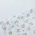 thumbnail image 3 of HILEELANG Toddler Girl Easter T-Shirt Leggings Outfit Set Summer Cotton Pink White Bunny Rabbit Ruffle Short Clothing Sets 3T, 3 of 5