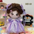 thumbnail image 3 of Ropa de muñeca de felpa de algodón para niñas, vestido de corte de princesa, regalo de cumpleaños, pato enfadado, 20cm, 3 of 4