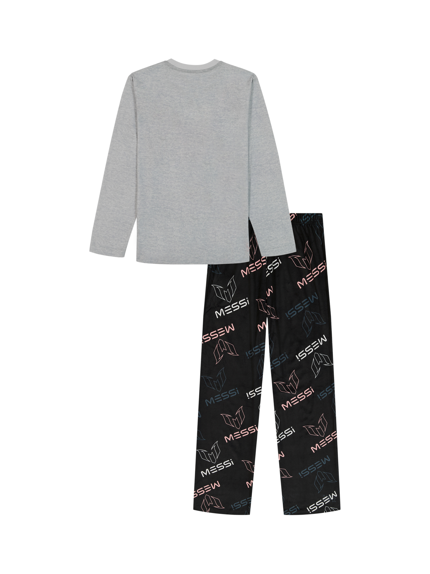 Messi Boys Long Sleeve Top and Pants Pajama Set, 2-Piece, Sizes 4-12