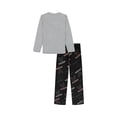 thumbnail image 2 of Messi Boys Long Sleeve Top and Pants Pajama Set, 2-Piece, Sizes 4-12, 2 of 4