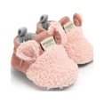 thumbnail image 1 of Baby Booties Faux Fur Sheep Shape Non-Slip Soft Sole Crib Shoes, 1 of 7