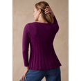 thumbnail image 2 of Jessica London Women's Plus Size Chevron Fit & Flare Sweater, 2 of 5