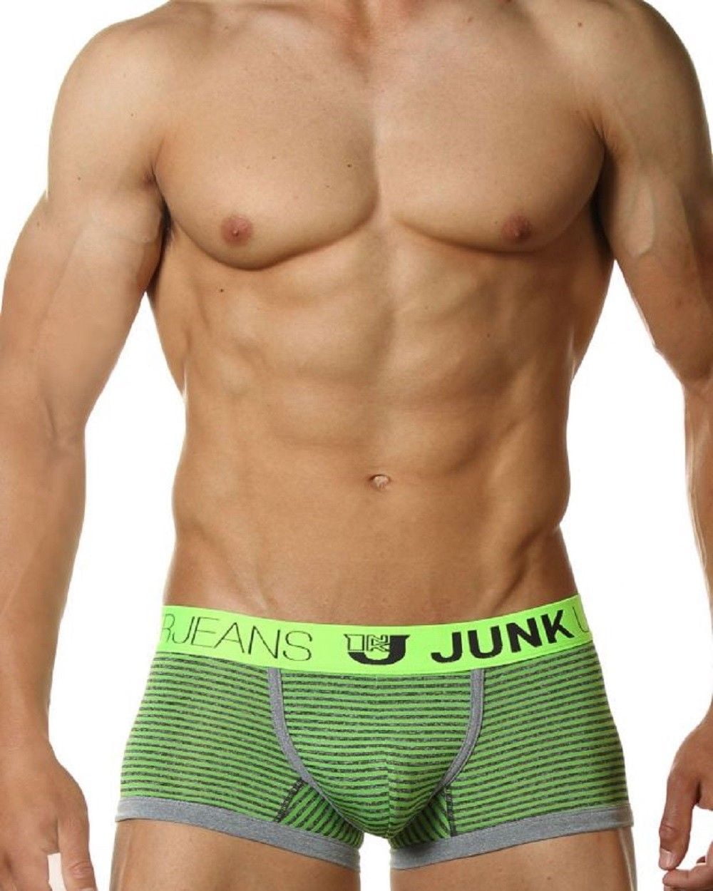 Junk UnderJeans Stellar Trunk Underwear MB14106 (Small, Green