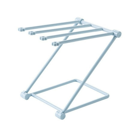 

Folding Kitchen Towel Rack Dish Washing Cloth Draining Organizer Sponge Holder