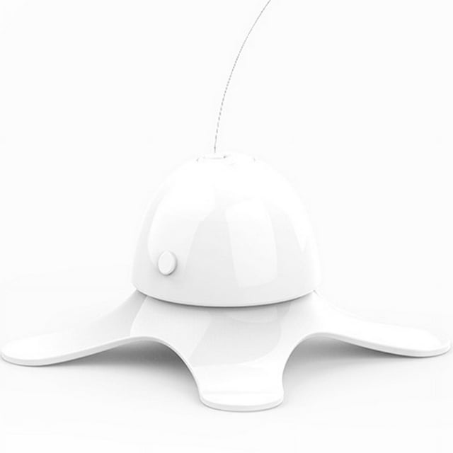 Juguete interactivo para gatos, juguete giratorio automático para gatos con forma de mariposa, juguete giratorio eléctrico para gatos, ingeniería de precisión