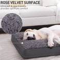thumbnail image 2 of Cama tipo jaula para perros KSIIA, impermeable, para perros medianos, 41 x 27 pulgadas, gris, 2 of 9