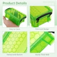 thumbnail image 3 of 6 Assorted Colors Mini Plastic Boxes, Small Storage Containers with Locking Lids, Clear Plastic Organizer Boxes for Crafts, Stationery, Jewelry, Sewing Multipurpose Cases, 3 of 6