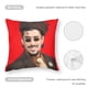 thumbnail image 5 of Bad Bunny Fundas de almohada de terciopelo con tema, regalos de funda de almohada, decoración para el hogar, cojín de lanzar, regalo de cumpleaños para fans y parejas. 60cm x 60cm., 5 of 6