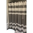 thumbnail image 4 of Waffle Shower Curtain Pieced Solid Microfiber Fabric with 3M Scotchgard Water Re, 4 of 5