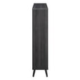 thumbnail image 3 of Modway Transmit 7-Shelf Wood Bookcase with Splayed Dowel Legs in Charcoal, 3 of 9