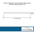 MinkaAire 48 Inch Ceiling Fan Downrod Coal DR548CL