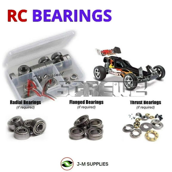 RCScrewZ Metal Shielded Bearing Kit tra022b for Traxxas Bandit XL-5 RC Car | SET