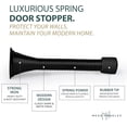 thumbnail image 2 of Mega Handles Spring Door Stopper 3.35 Inches, Heavy Duty Rustproof Iron with Flexible Spring and Durable Rubber Tip, Easy Installation, Safe for Kids, 2 of 5