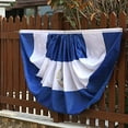 thumbnail image 6 of Nicaragua Nicaraguan Pleated Fan Flag Bunting 3 x 6 Ft Nicaragua Pleated 2 Pcs Fan Flag Banner Indoor/Outdoor/Front Porch Decorations, 6 of 6
