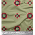 thumbnail image 1 of Soimoi Rayon Fabric Artistic Flower Printed Fabric 1 Yard 42 Inch Wide, 1 of 1