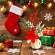 thumbnail image 5 of Adorno de árbol de Navidad con lino de bayas rojas | Escena navideña de plástico multicolor | Decoración navideña duradera para un hogar festivo | 1 pieza, 5 of 6