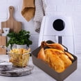 thumbnail image 7 of 1/2 Pack Rectangle Air Fryer Silicone Pots, Reusable Silicone Air Fryer Basket, Food Safe Air Fryers Oven Accessories, Replacement Of Parchment Paper, 7 of 7