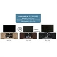 thumbnail image 7 of 59 in. Wood Oak TV Stand with 2 Storage Cabinets Fits TV's up to 59 in., 7 of 7