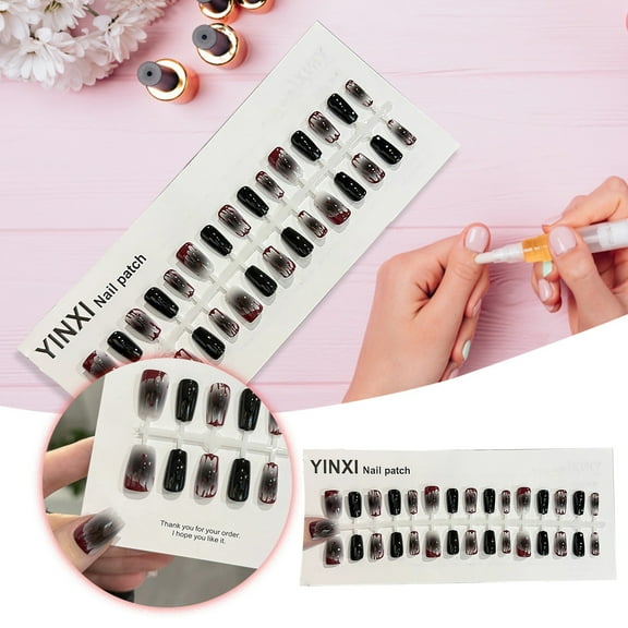 Halloween Nail Stickers 30pc Self Decals for DIY Manicure and Festive Nail Designs