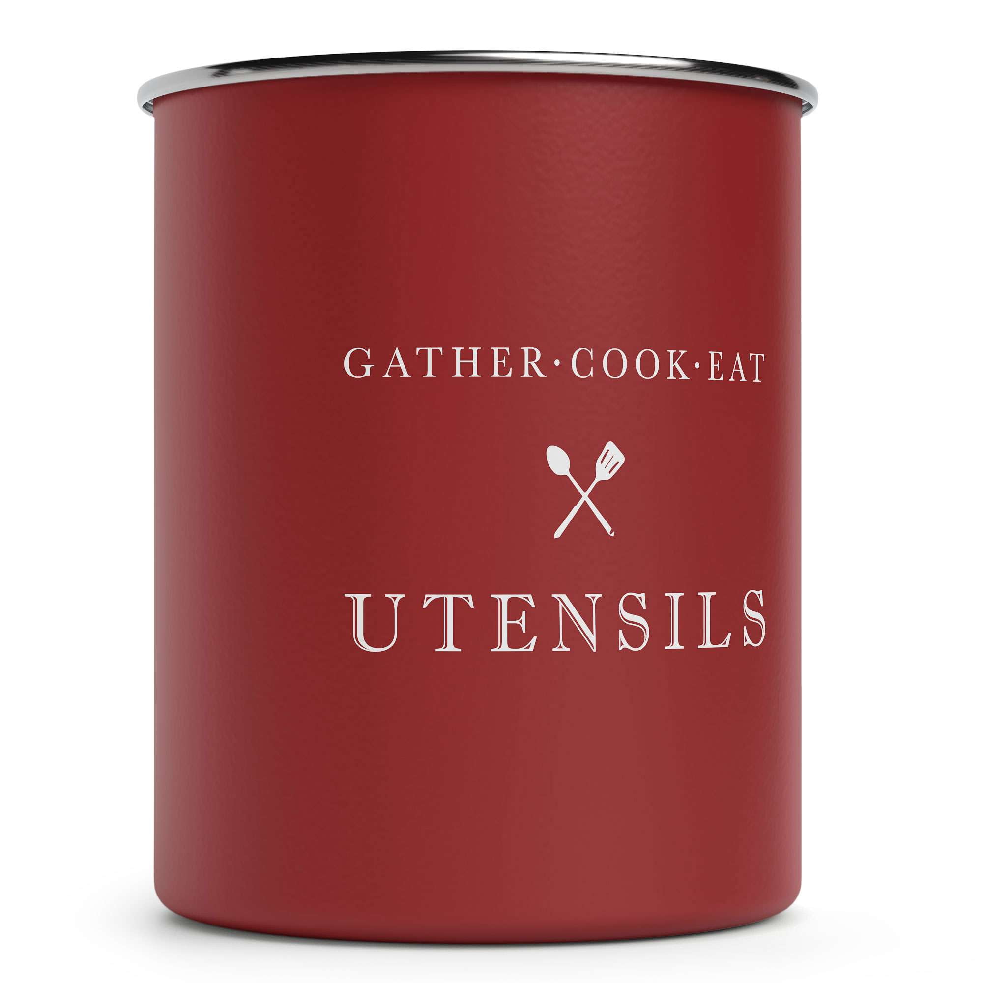 Barnyard Designs Metal Kitchen Utensil Holder for Countertop, Farmhouse