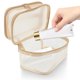 thumbnail image 5 of unbranded Bolsa Organizadora De Cosméticos Beige Resistente Con Cierre Para Almacenamiento Y Viaje, 5 of 6