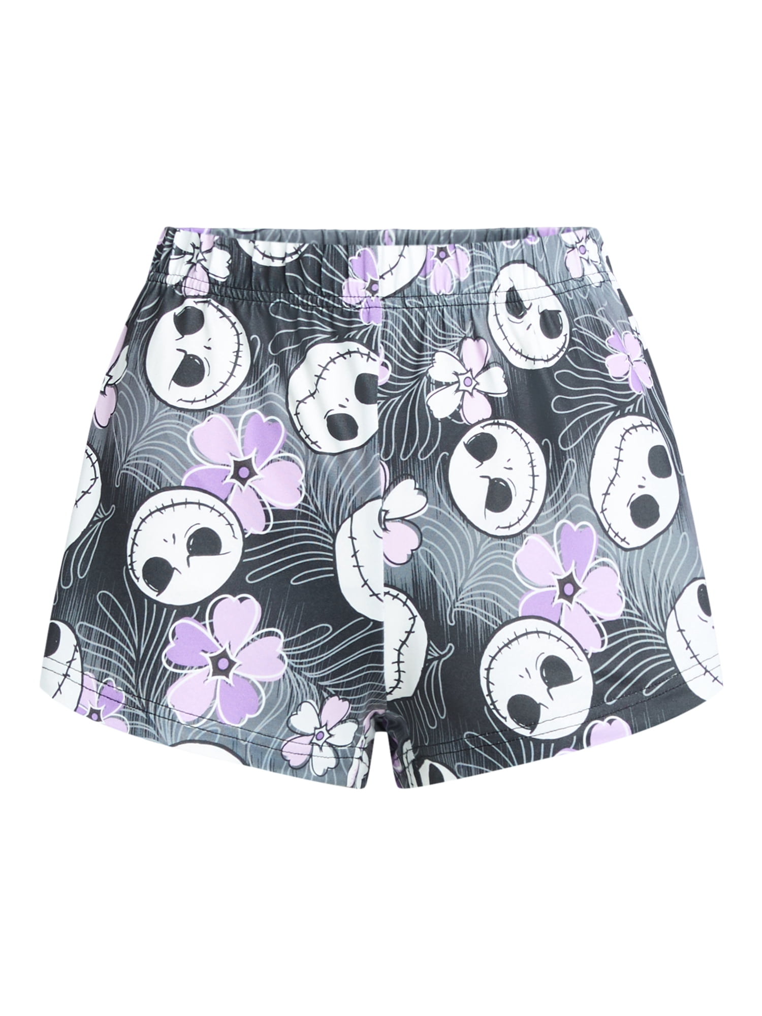 Nightmare Before Christmas Women's and Women's Plus Jersey Sleep Shorts, 2-Pack, Sizes XS-3X