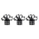 thumbnail image 3 of Accesorio de cinta con cable de Navidad Advancent decoración de arpillera a cuadros negro Blanco 15m, 3 of 6