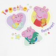 thumbnail image 3 of CafePress - Peppa Pig: Together Forever! Kids Baseball T Shirt - Kids Cotton Baseball Jersey, 3/4 Sleeve Shirt, 3 of 4