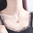 thumbnail image 3 of Picture Necklace Personalized Photo Projection Necklace Memorial Valentine's Day Birthday Gifts for Wife Girlfriend, 3 of 8