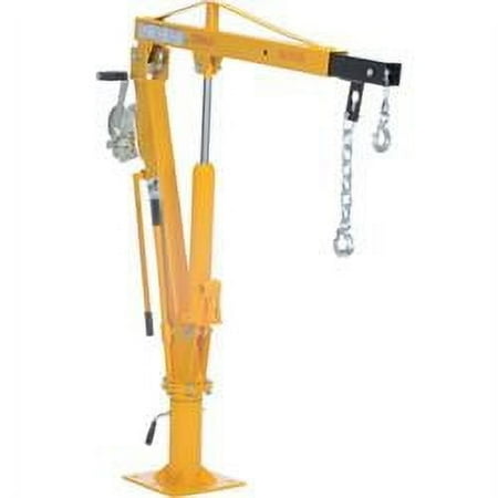 Vestil 29254 Winch-Operated Truck Jib Crane - Up to 2000 lbs Capacity - Model No. WTJ-4