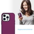 thumbnail image 6 of SaniMore for iPhone 14 Pro 6.1" 2022 Case, Hybird Tri-layer Heavy Duty Protecetive Slim Silicone Shockproof Shell [Soft Anti-Scratch  Anti-Fingerprint] [Military-Grade Drop Tested], Purple, 6 of 6