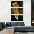 thumbnail image 2 of ARTCANVAS Portrait of Juan Gris 1915 Canvas Art Print by Amedeo Modigliani - Size: 60" x 40" (1.50" Deep) (3-Piece), 2 of 9