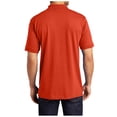 thumbnail image 4 of Yellow Rooster Mens Tall Core Blend Jersey Knit Polo Orange XLT, 4 of 4