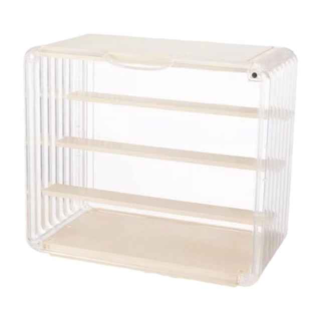 Lipstore Toy Display Cabinet Clear Toy Display Case Clear Showcase Cartoon Doll Organizer