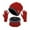 Red, variant on Apmemiss Clearance Winter Beanie Hat Scarf Gloves Set, Soft Fleece Knit Hat Warm touchscreen Gloves Neck Warmer Thick Knitted Scarves for Women Men