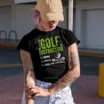 thumbnail image 2 of Funny Golf Instruction, Swing, Swear, Look for the Ball, Golf Player, Golfing or Golfer Themed Merch Gift, Black T-Shirt, Small, 2 of 5