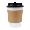 thumbnail image 3 of Karat C5300 (Kraft) Cup Sleeve for 10-24oz Hot Coffee heat insulation / 1,000-ct. Case, 3 of 5